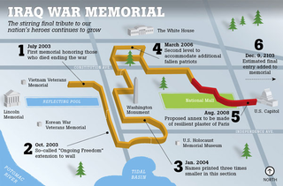 Illustration for article titled Iraq War Memorial Planners Forced To Revise Length Again